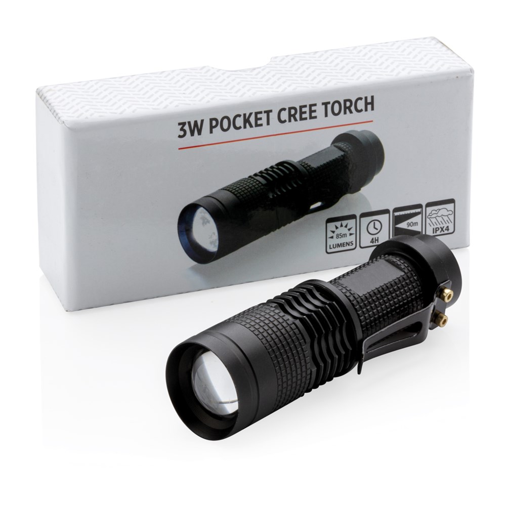 3W CREE zaklamp