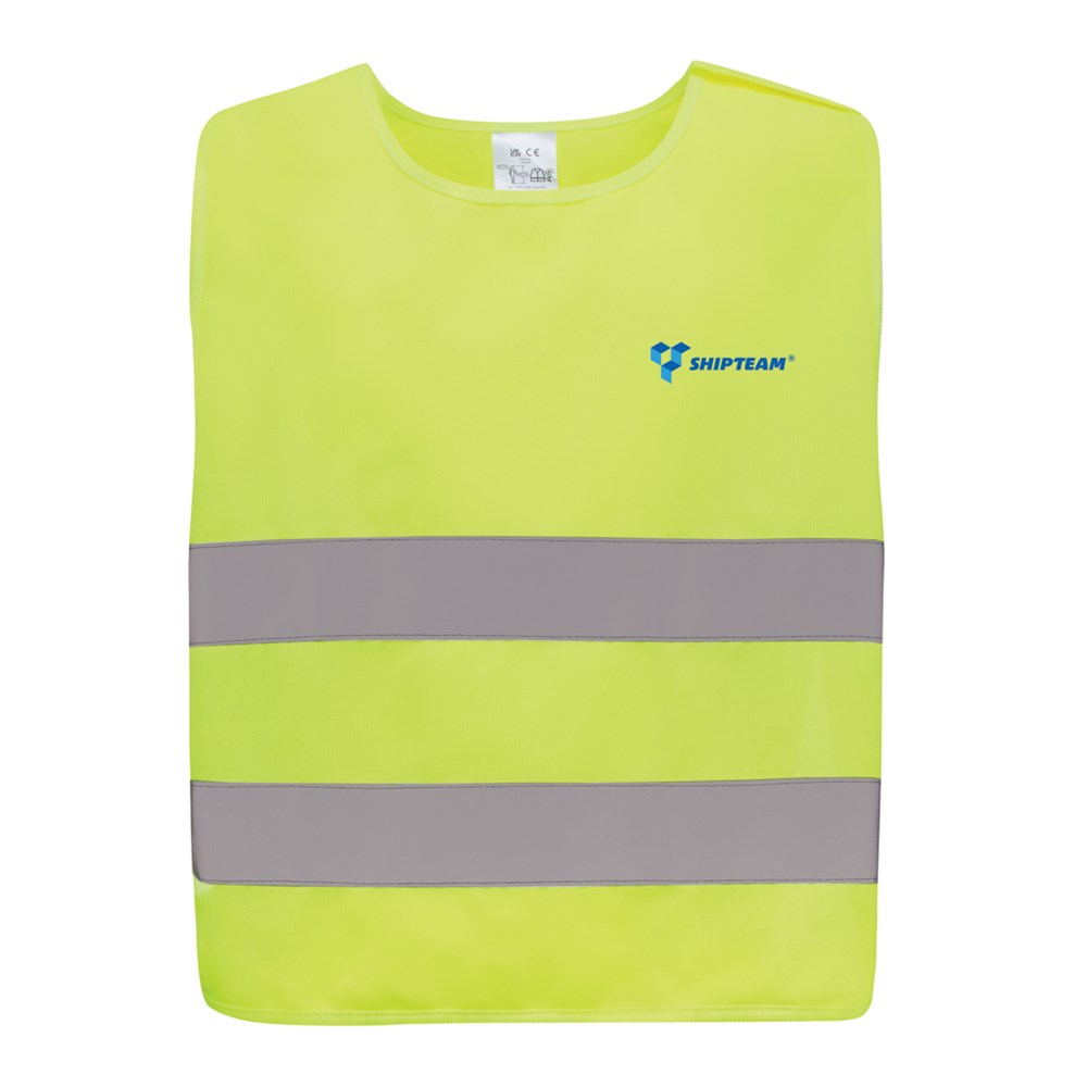 GRS gerecycled PET reflecterend veiligheidsvest 7-12 jaar