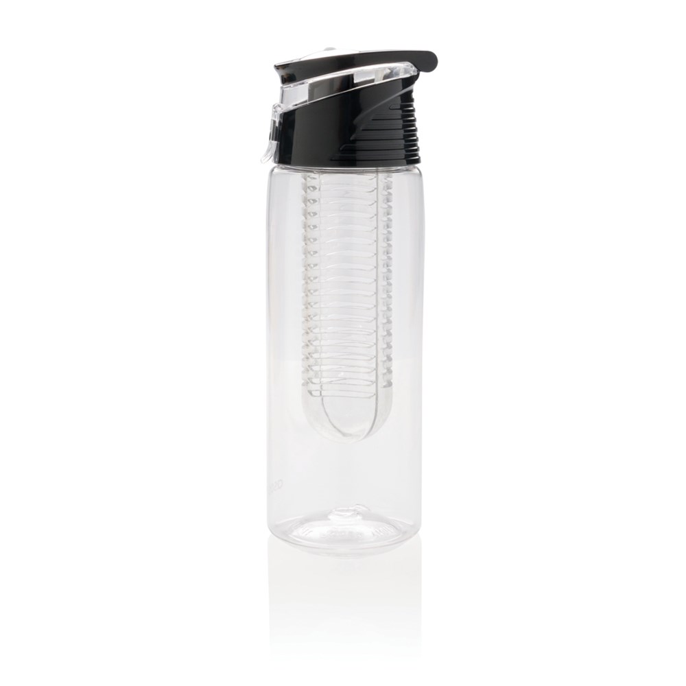 Afsluitbare waterfles met infuser