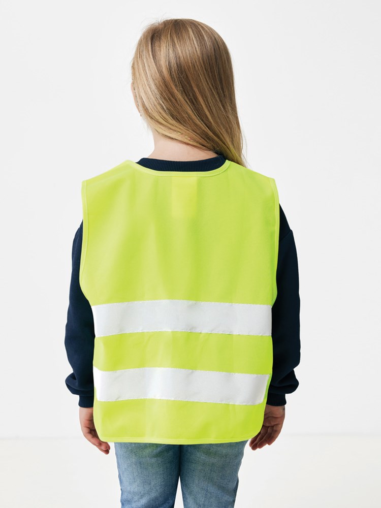 GRS gerecycled PET reflecterend veiligheidsvest 3-6 jaar