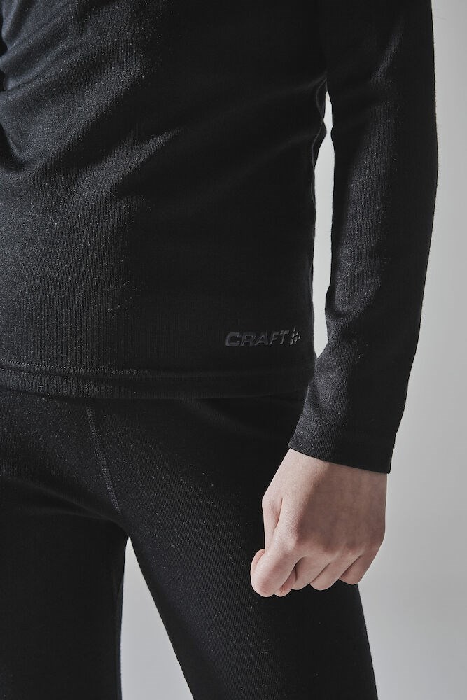 Craft - CORE Warm Baselayer Set J Black 110/116 Craft - CORE Warm Baselayer Set J Black 110/116