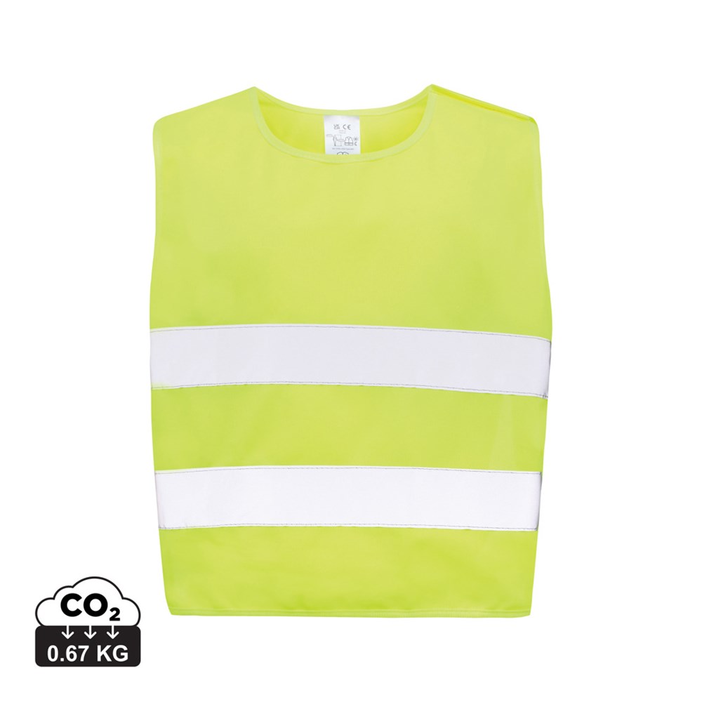 GRS gerecycled PET reflecterend veiligheidsvest 3-6 jaar