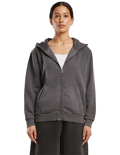 Build Your Brand - Ladies Vintage Heavy Zip Hoody