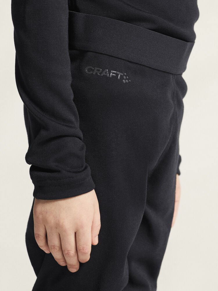 Craft - CORE Warm Baselayer Set J Black 110/116 Craft - CORE Warm Baselayer Set J Black 110/116
