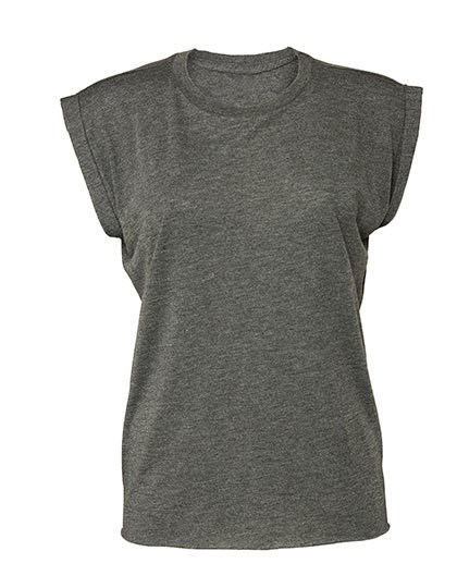 Bella - Women´s Flowy Muscle Tee With Rolled Cuff